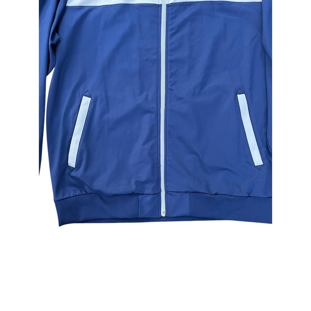 Travis Mathew Men XL Full Zip Track Performance Jacket Stripe Athleisure Casual - Picture 5 of 9